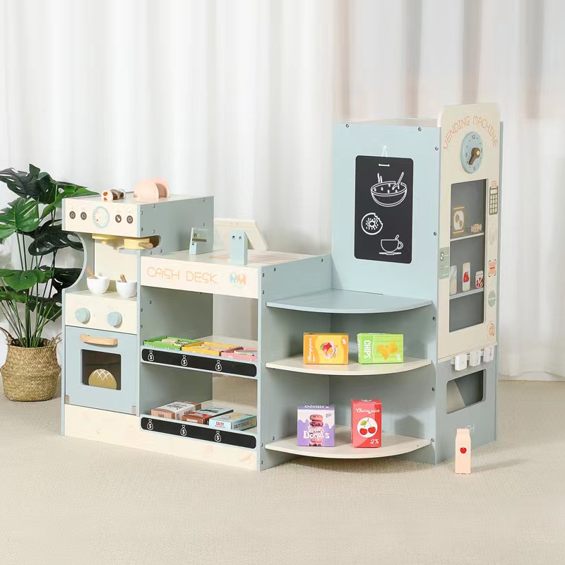 Toy Cash Register - Ensemble de jeu de supermarché en