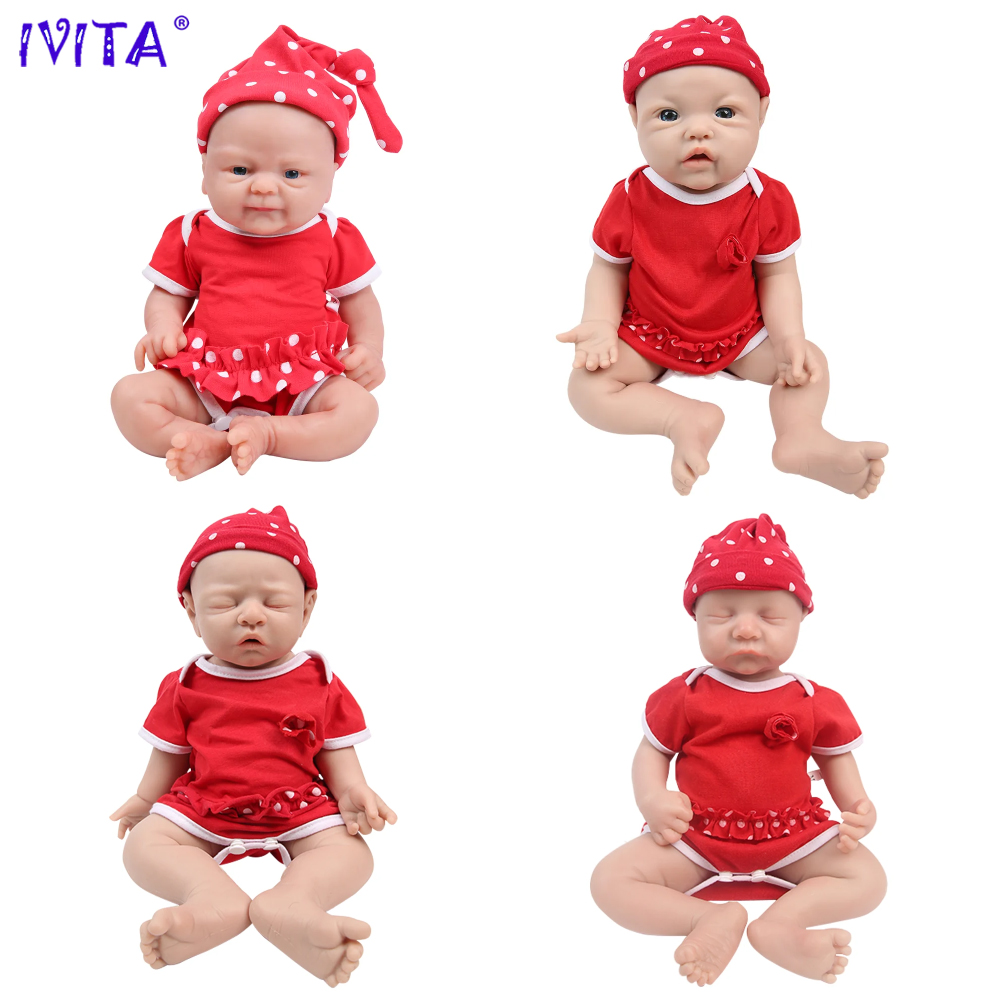 Kids Toys Deals - IVITA 100% Silicone Reborn bébé poupées
