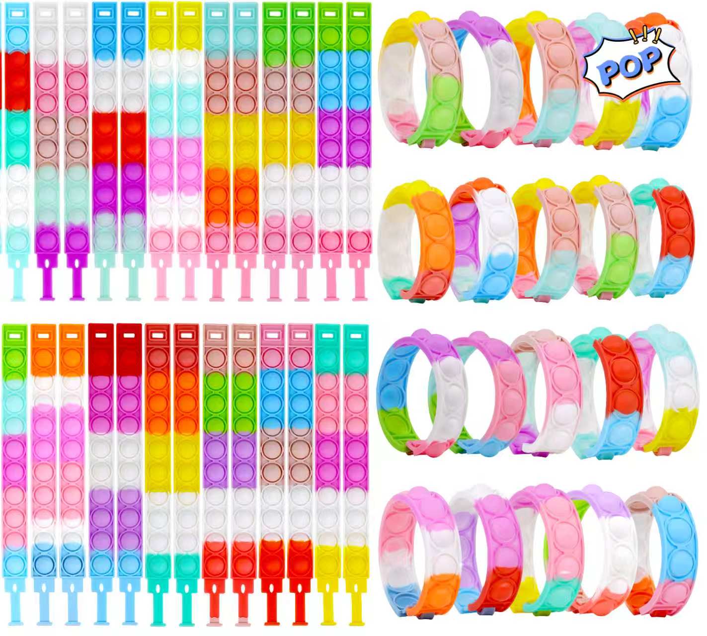Kids' Toy - Jouets anti-stress arc-en-ciel - Cadeaux de