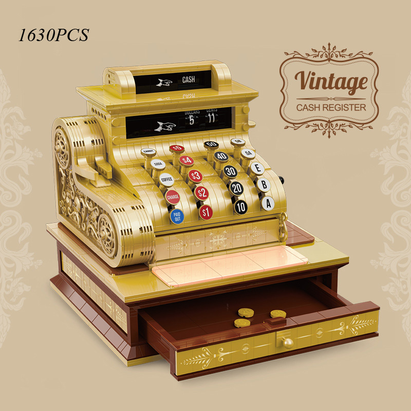 Toy Cash Register - Créatif classique Vintage rétro caisse enregistreuse