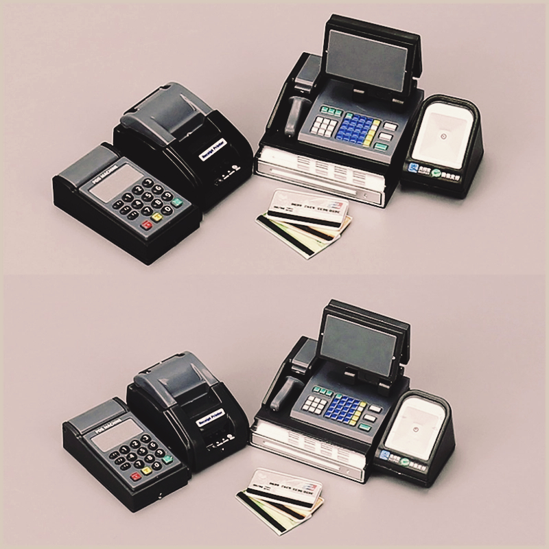 Toy Cash Register - 1 ensemble de Mini Machine à