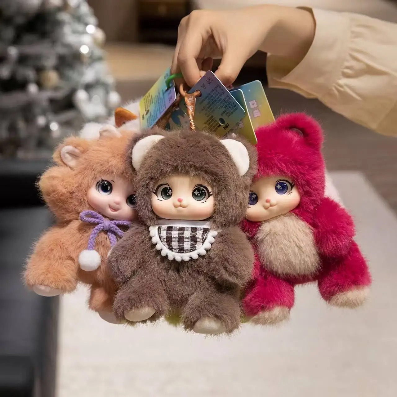 Kids Toys Animal - 18 cm/Kawaii animaux mignons vinyle visage