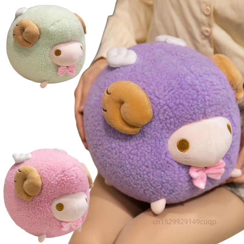 Kids Toys Deals - Oreiller en peluche mouton rond mignon