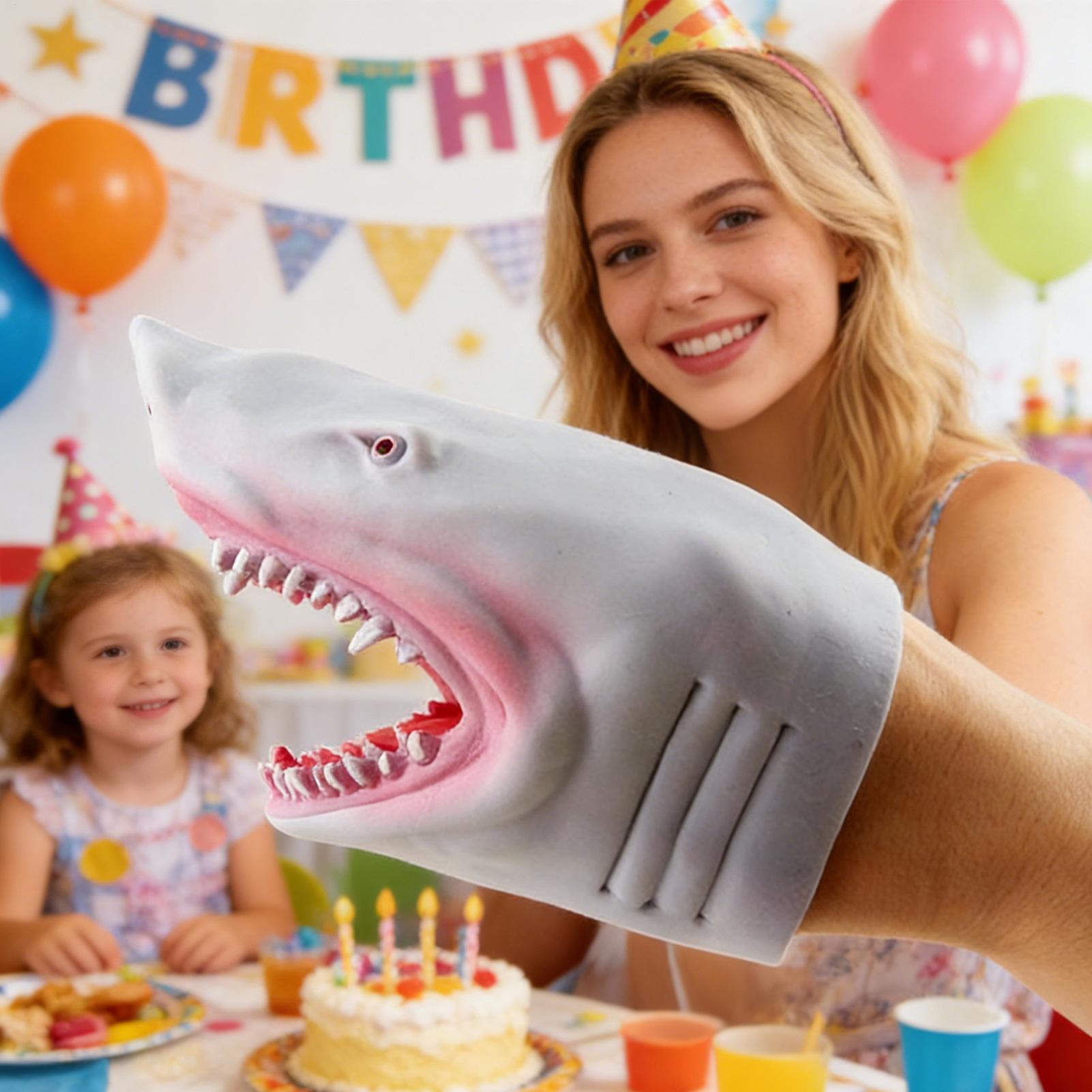 Kids Toys Home - Marionnette Requin Douce et Réaliste, Jouet