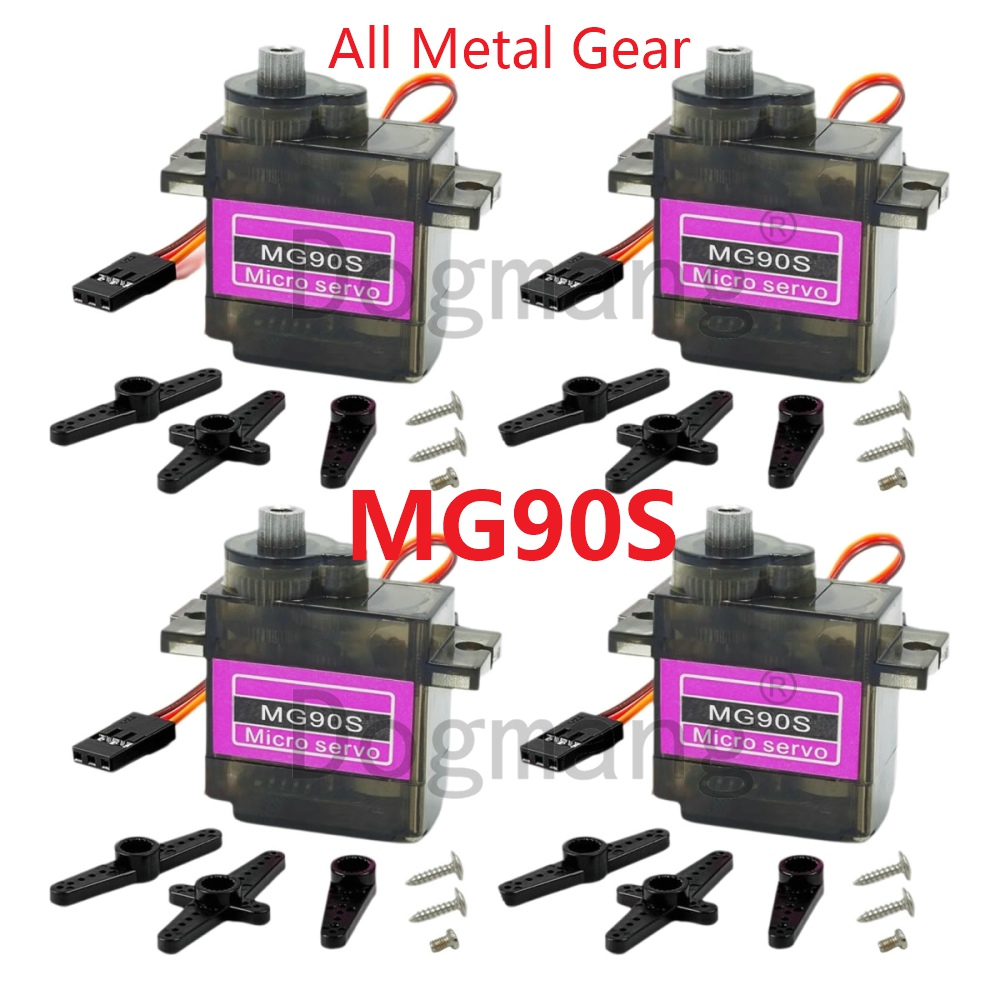Rc Helicopter Mini - MG90S Servo 1/2/4/10/20/50 pièces tout engrenage