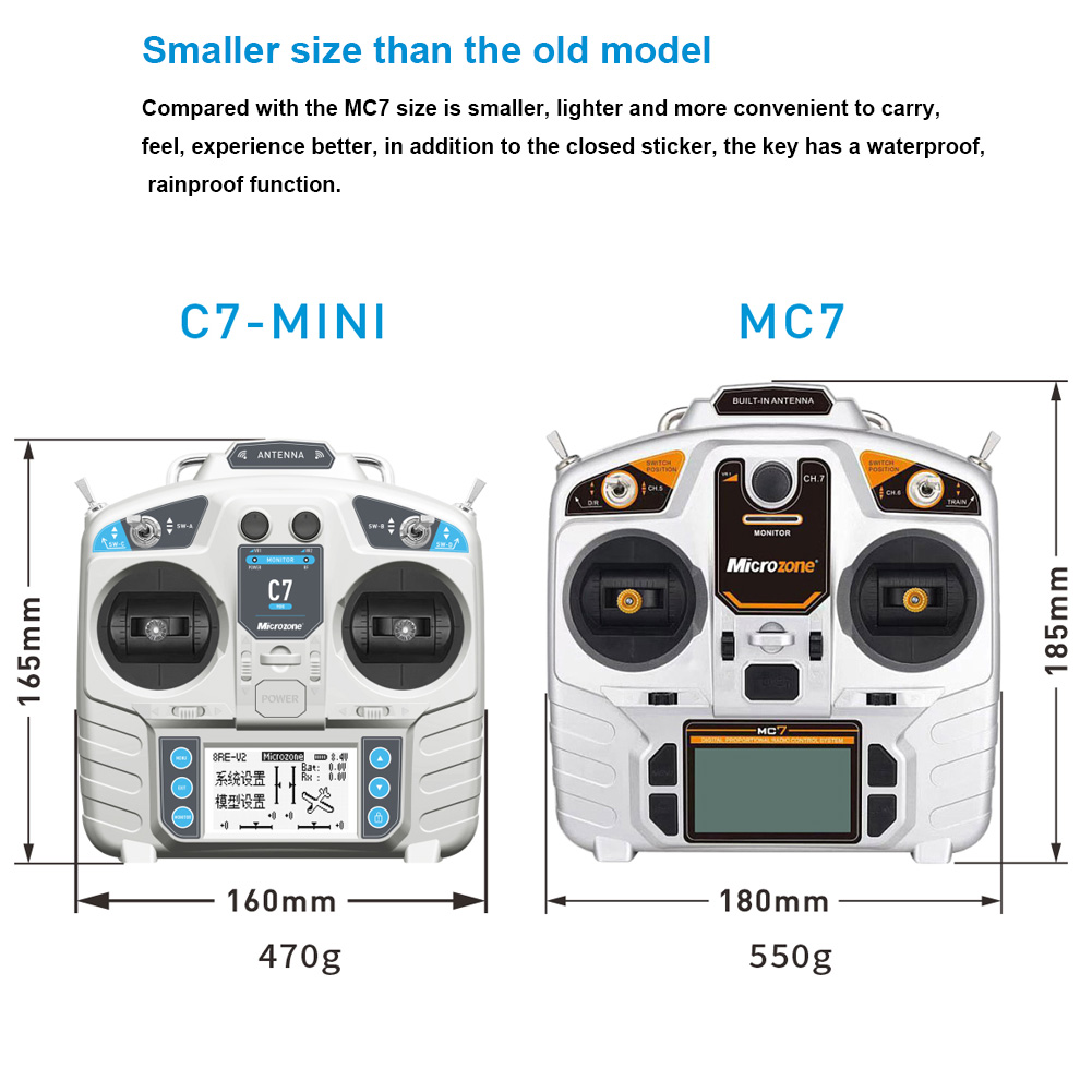 MicroZone MC7 contrôleur C7 MI - Rc Helicopter Mini avis et prix