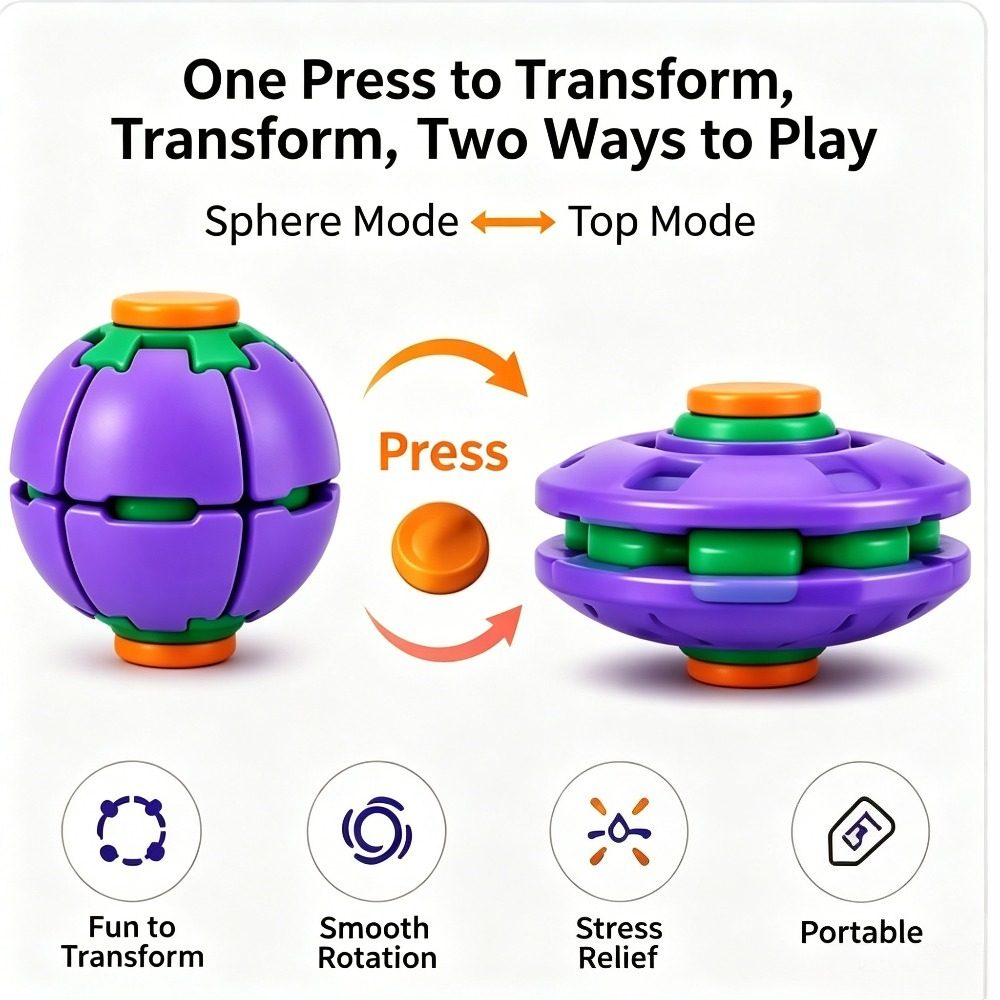 Balle Fidget Spinner Transform - Kids' Toy avis et prix