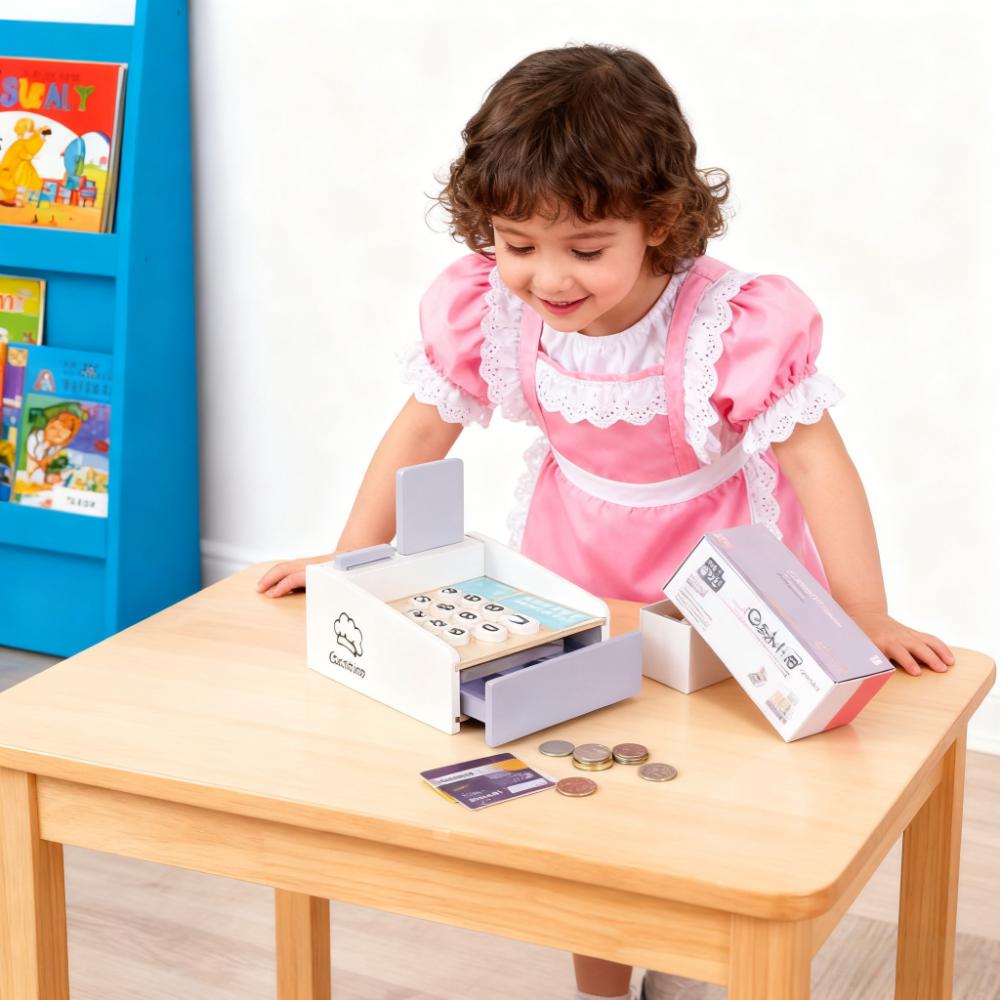 Caisse enregistreuse en bois p - Toy Cash Register avis et prix