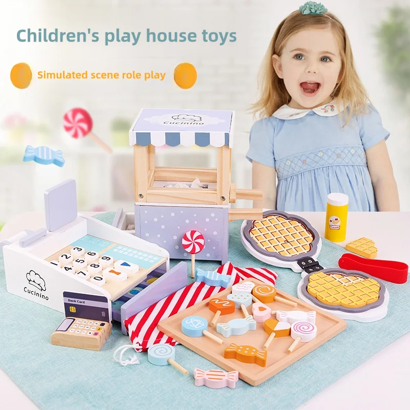 Caisse enregistreuse en bois p - Toy Cash Register avis et prix