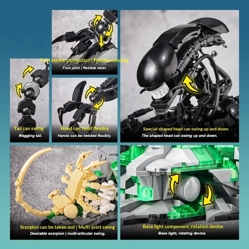 Blocs de construction MOC Alie - Xenomorph Kids Toys avis et prix