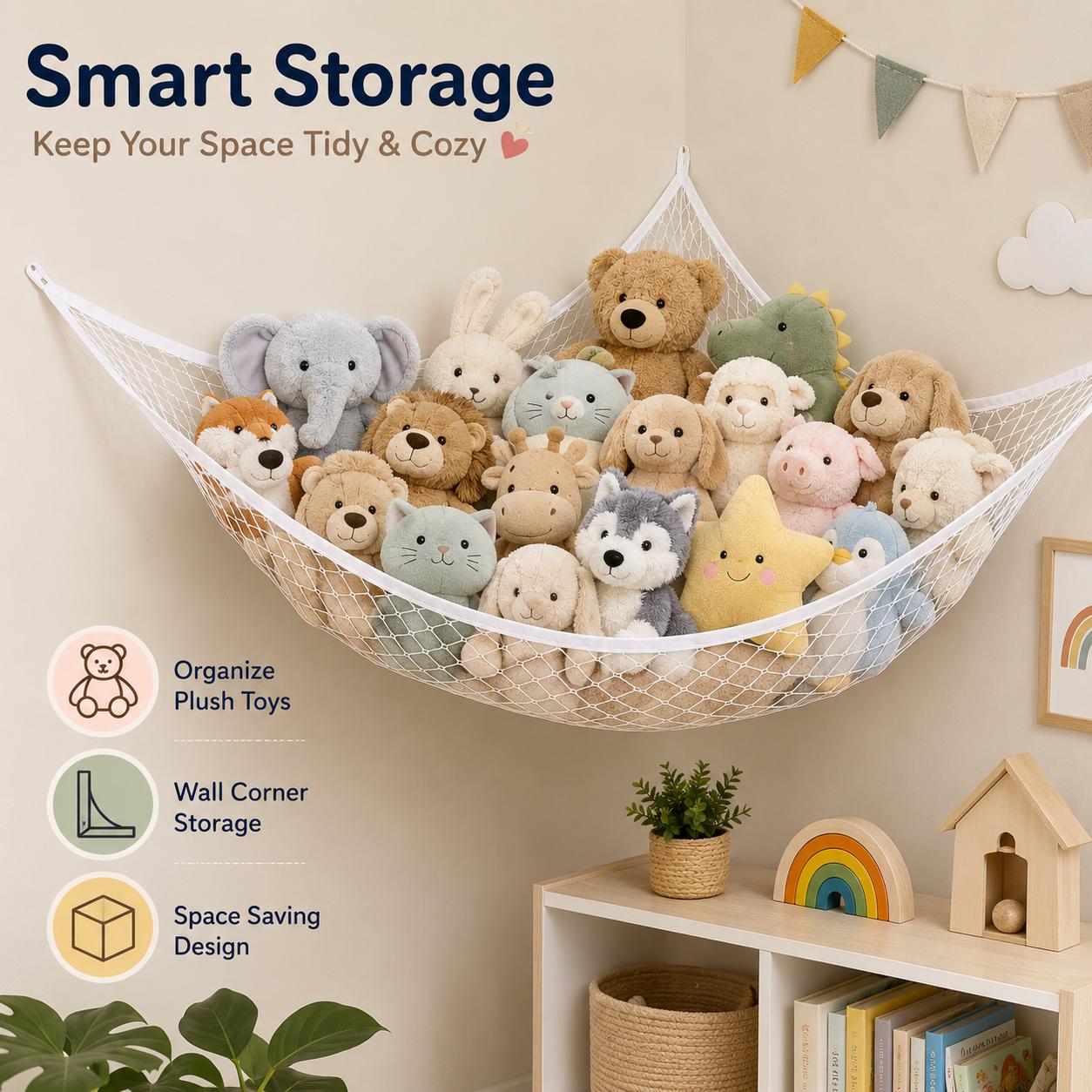 Hamac de rangement en filet po - Kids' Toy avis et prix