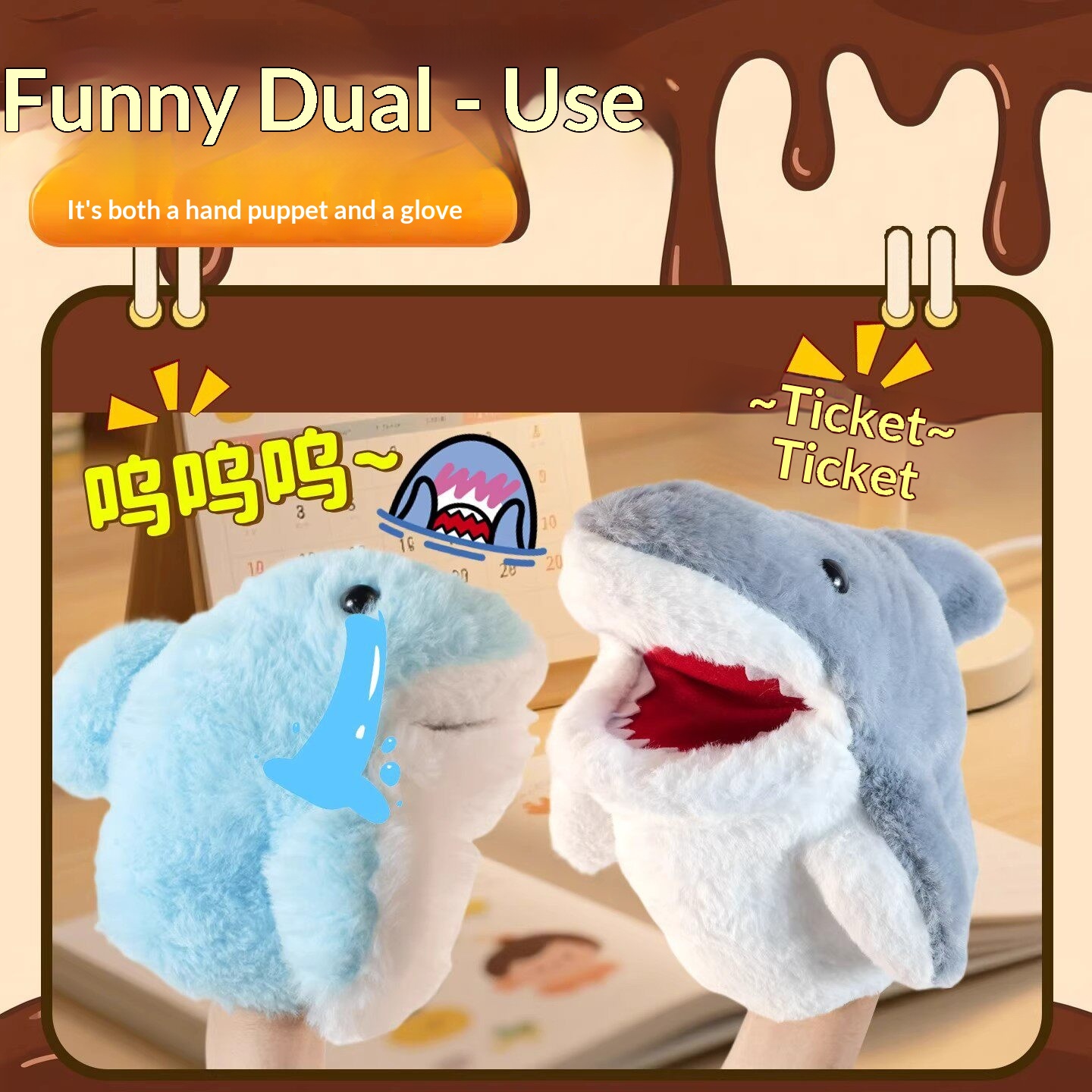 Marionnette de main requin en  - Kids Toys And Games avis et prix