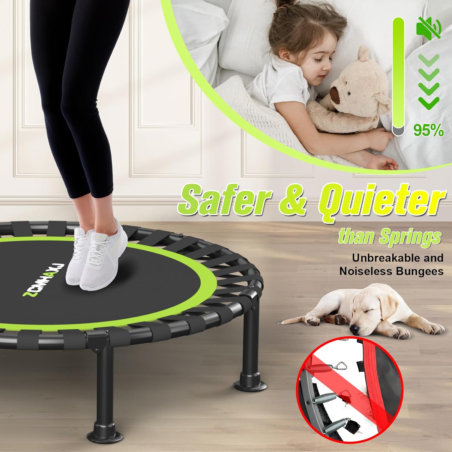 Mini trampoline pliable 40 pou - Trampoline Mini Indoor avis et prix